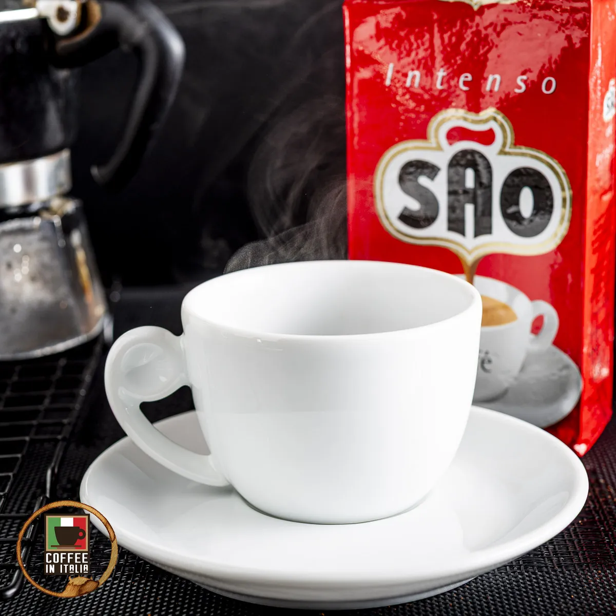 Sao Cafe - Steamy Espresso Cup
