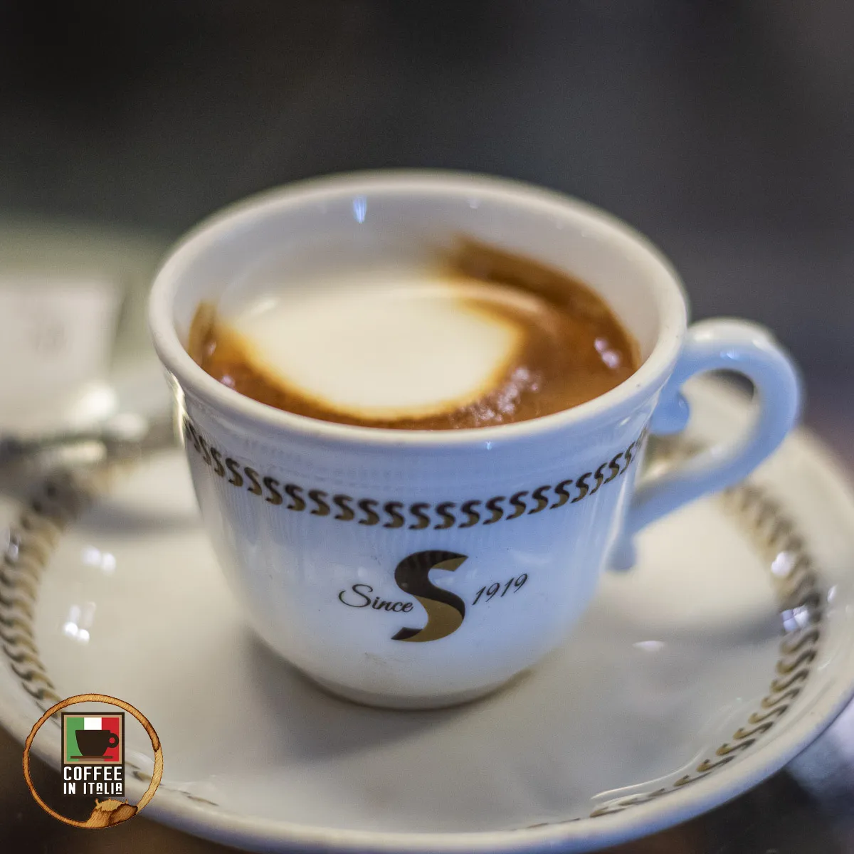 Espresso Macchiato -  Popular Drink Out At A Restaurant
