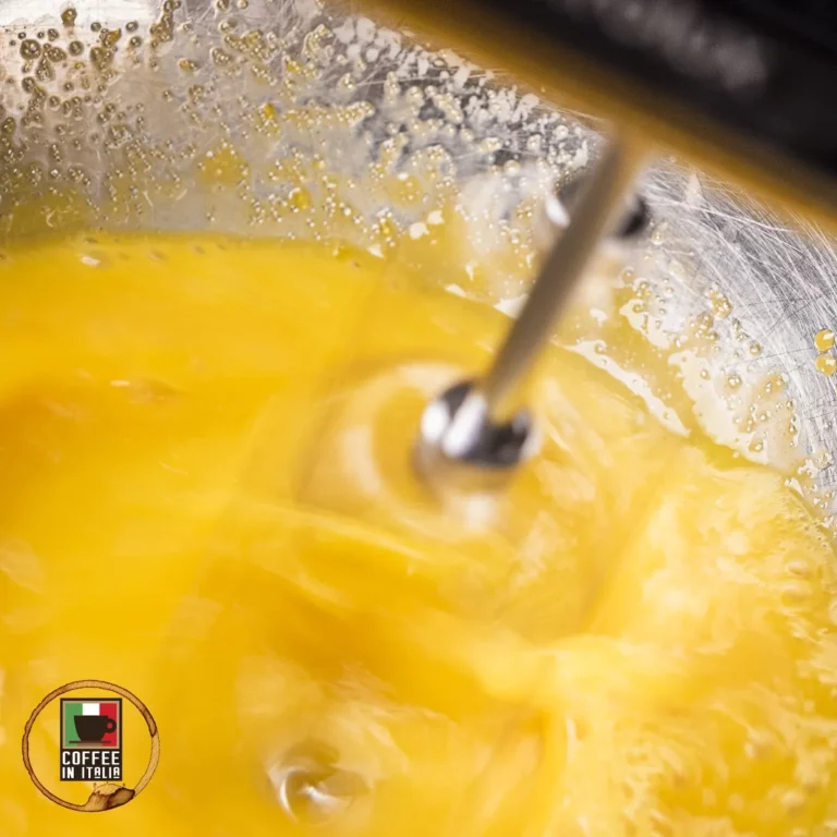 Zabaione al Caffè - Whipping The Custard