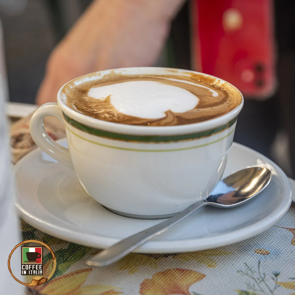 Coffee In Castel Gandolfo - First Cappuccino Of The Day